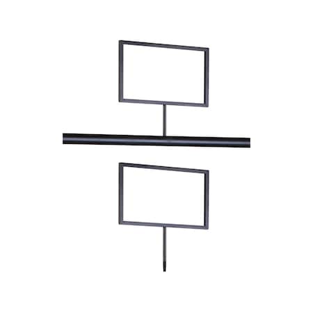 Amko 8 x 11 in. Pipeline Metal Sign Holder PL-SH811